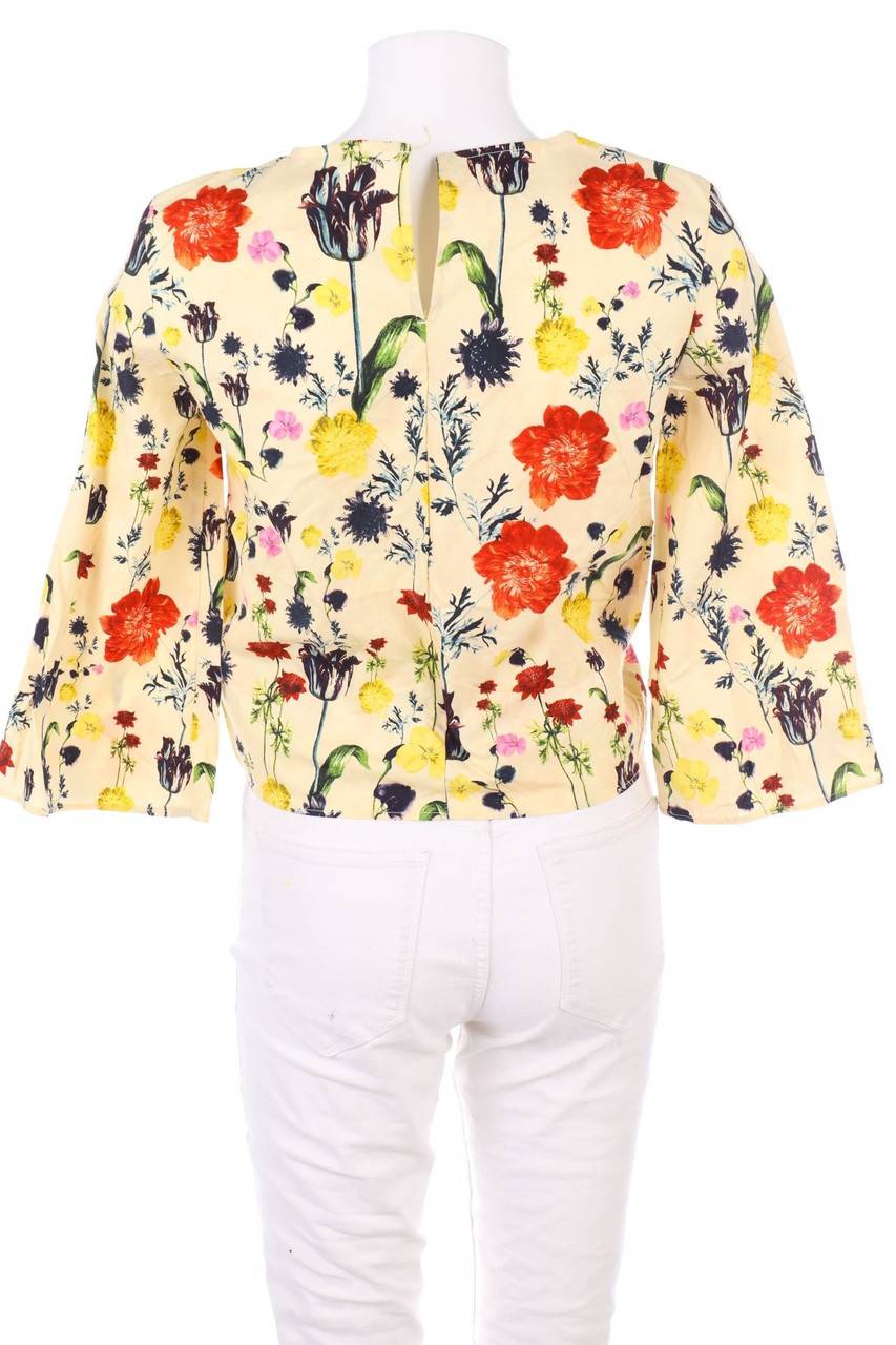Carou H&M Bluse mit Blumen-Print zum Knoten Bestseller