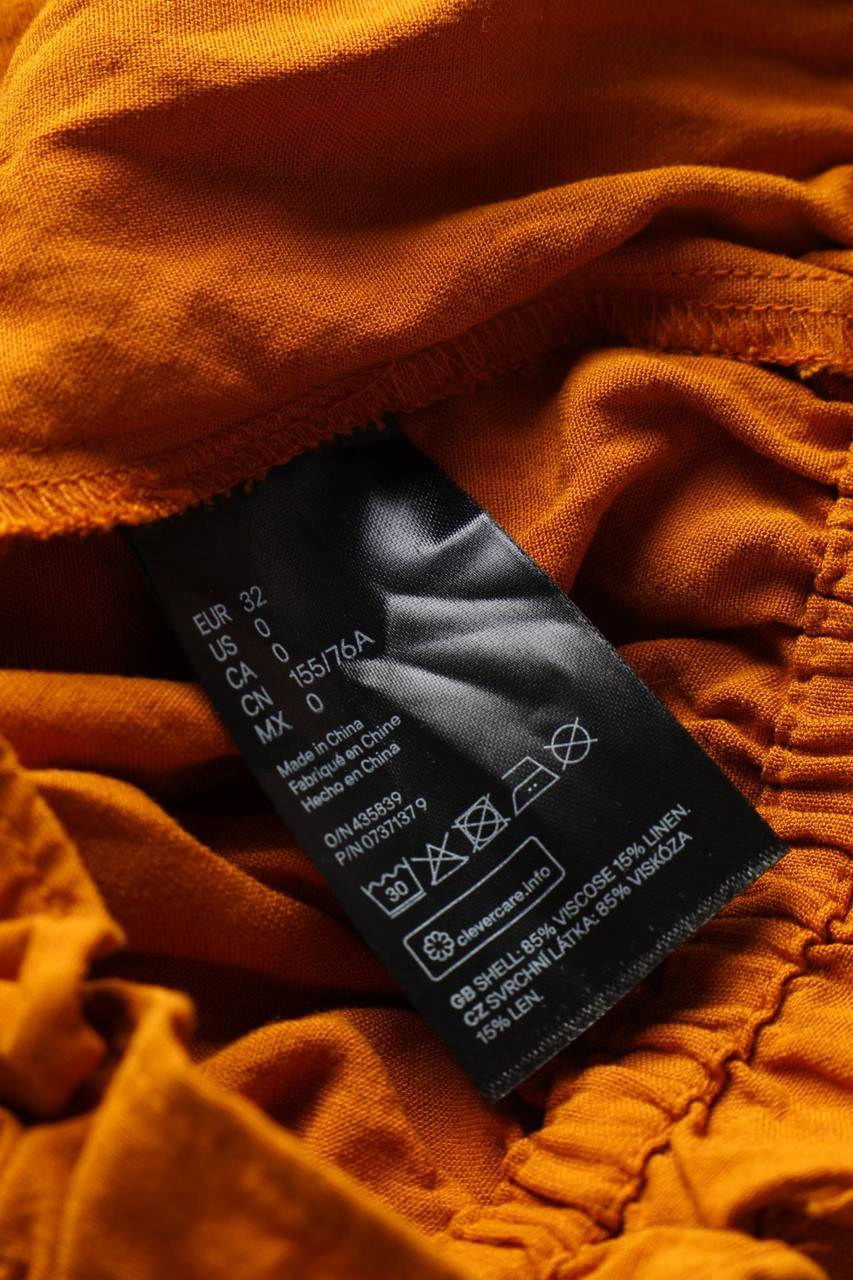 Carou H&M Carmen-Kurzarm-Bluse mit Rüschen Tägliche Deals