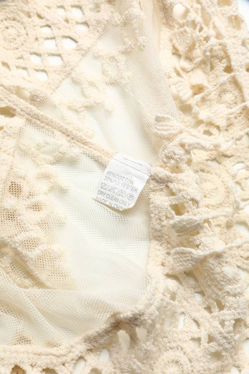 Carou Ohne Label Tunika-Bluse aus Spitze mit Fransen Letzte 3 Tage