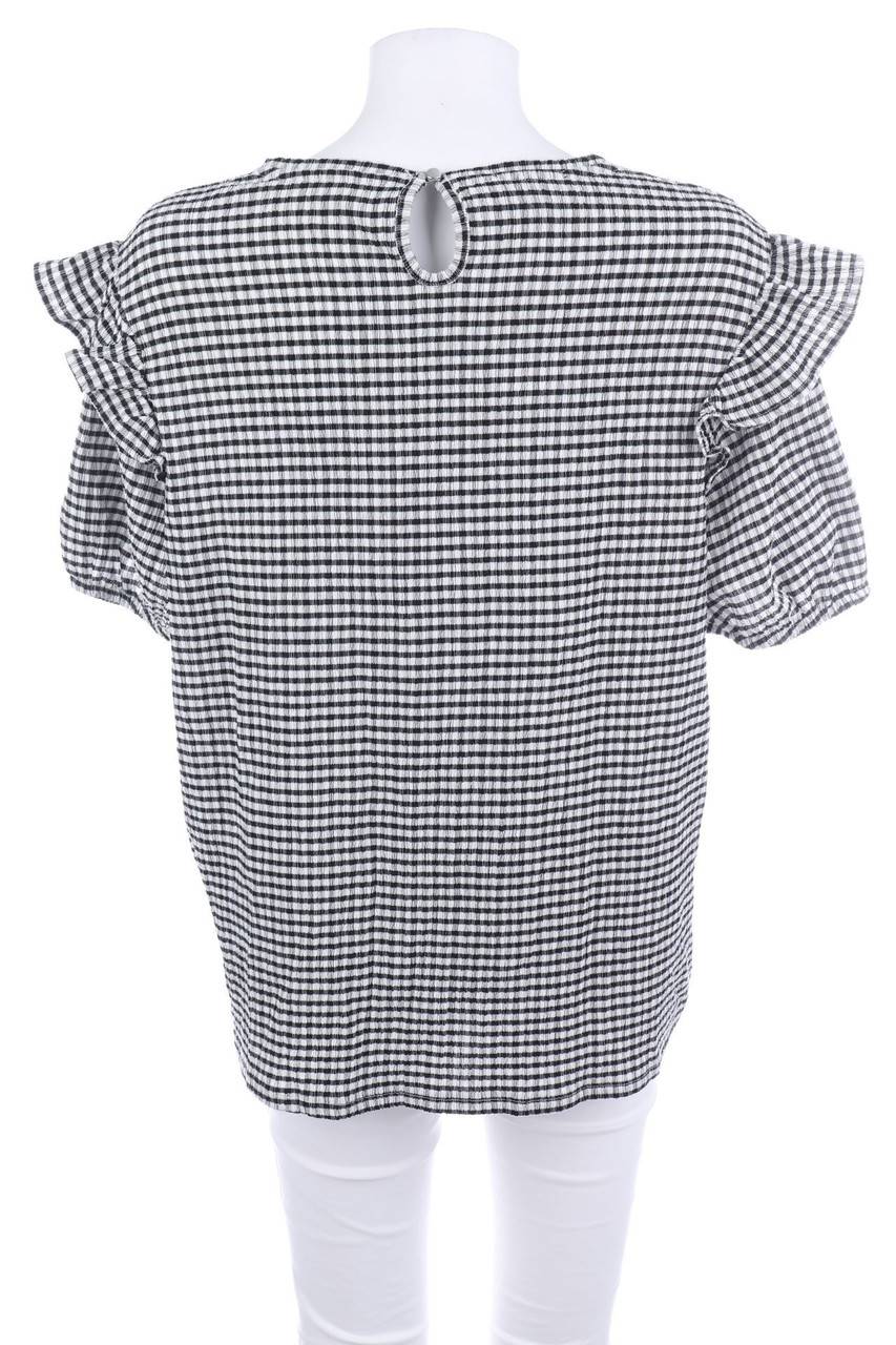 Carou C&A Kurzarm-Bluse mit Karo-Muster JETZT KAUFEN