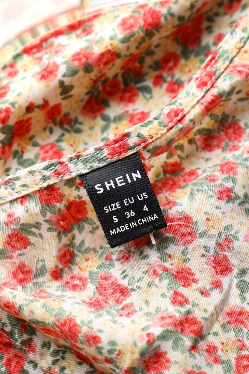 Carou SHEIN Maxi-Kleid mit Blumen-Print Bis zu 65% Rabatt