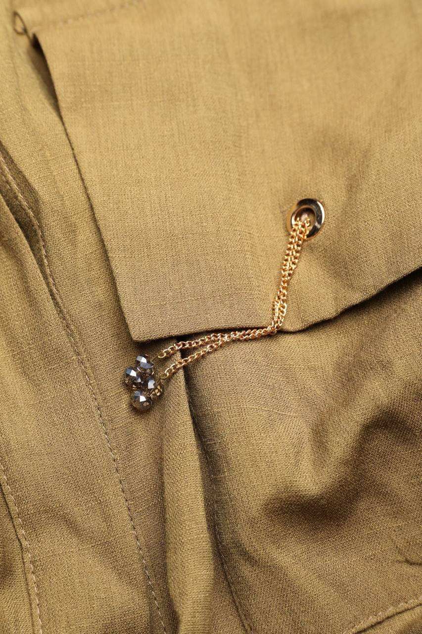 Carou Ohne Label Midikleid mit Applikationen Bis zu 55% Rabatt