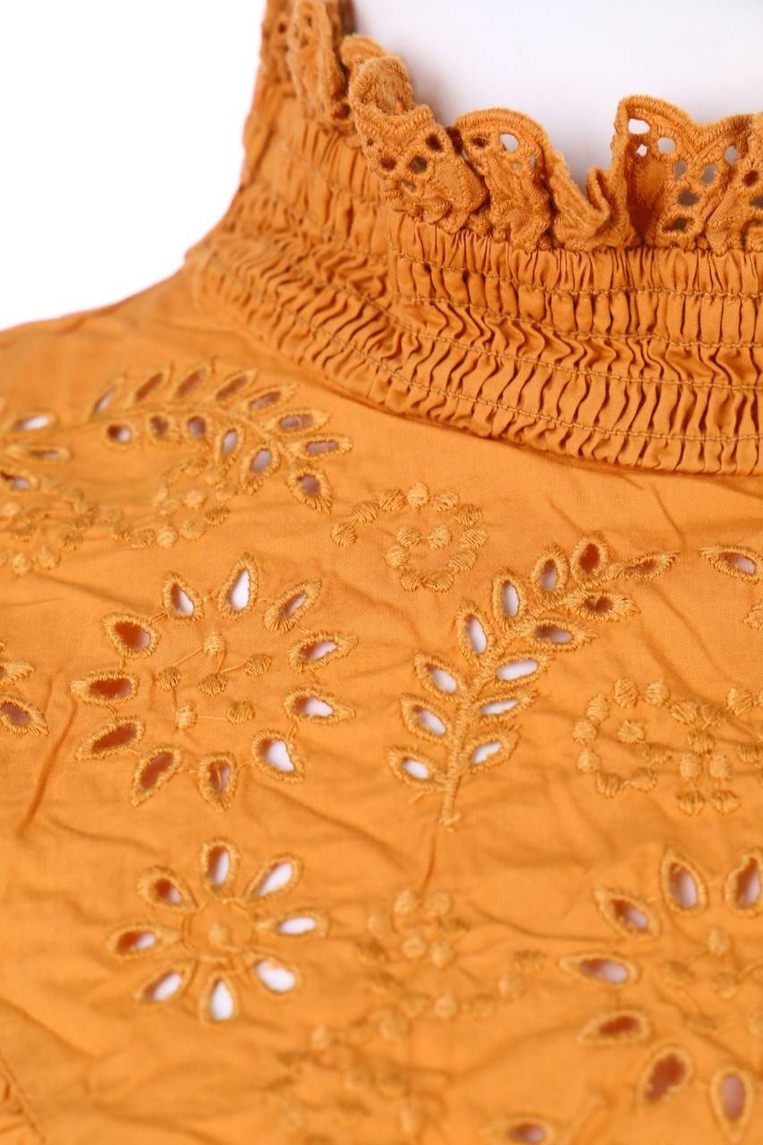Carou H&M Boho-Bluse mit Lochspitze Riesige Rabatte