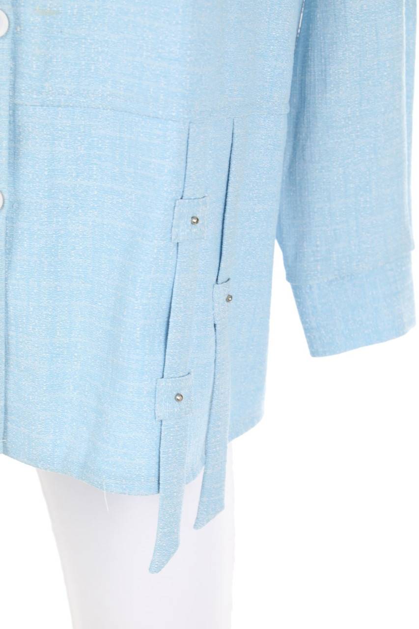 Carou VINTAGE Bluse mit Leinen Auslauf