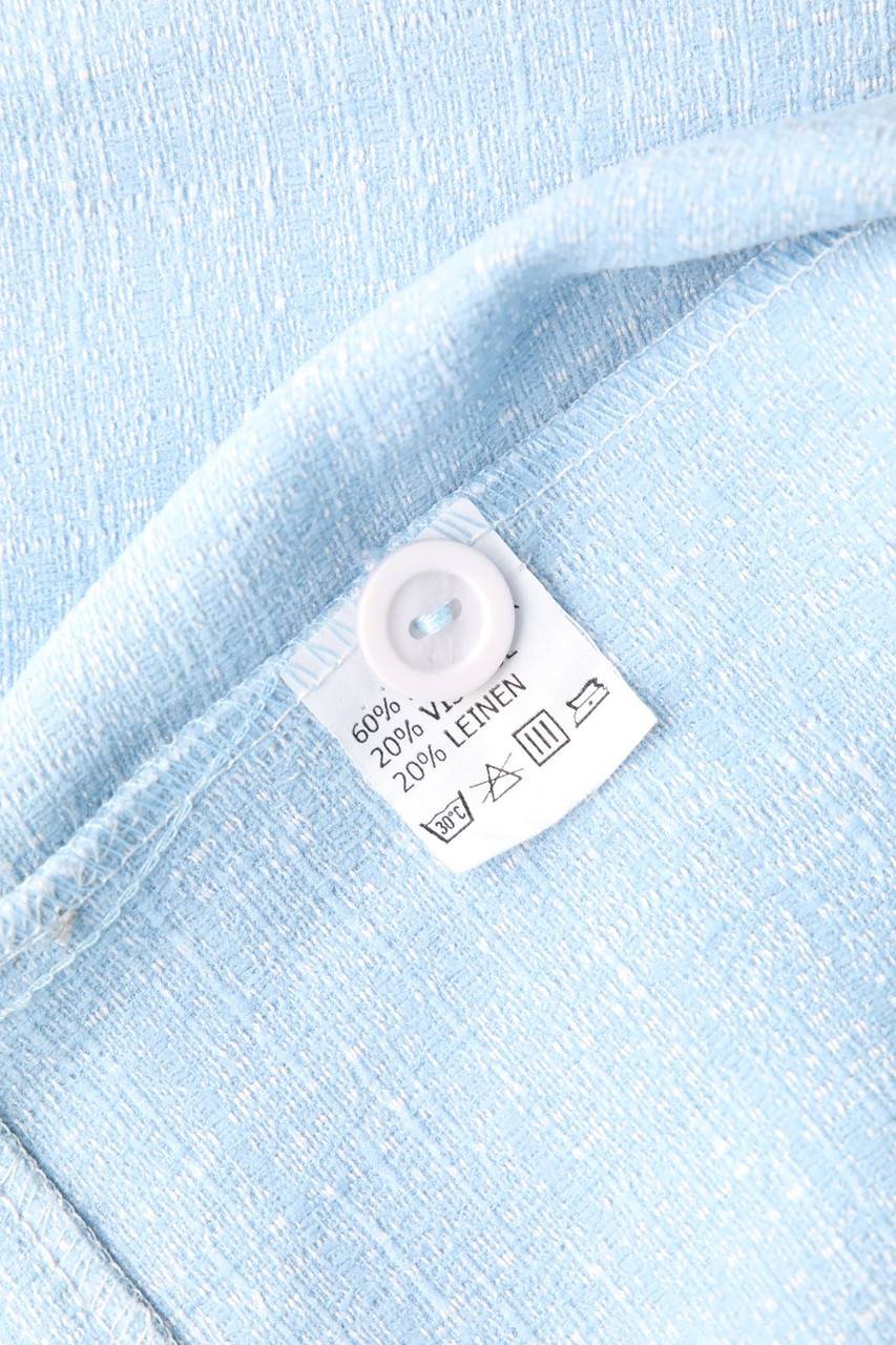 Carou VINTAGE Bluse mit Leinen Auslauf