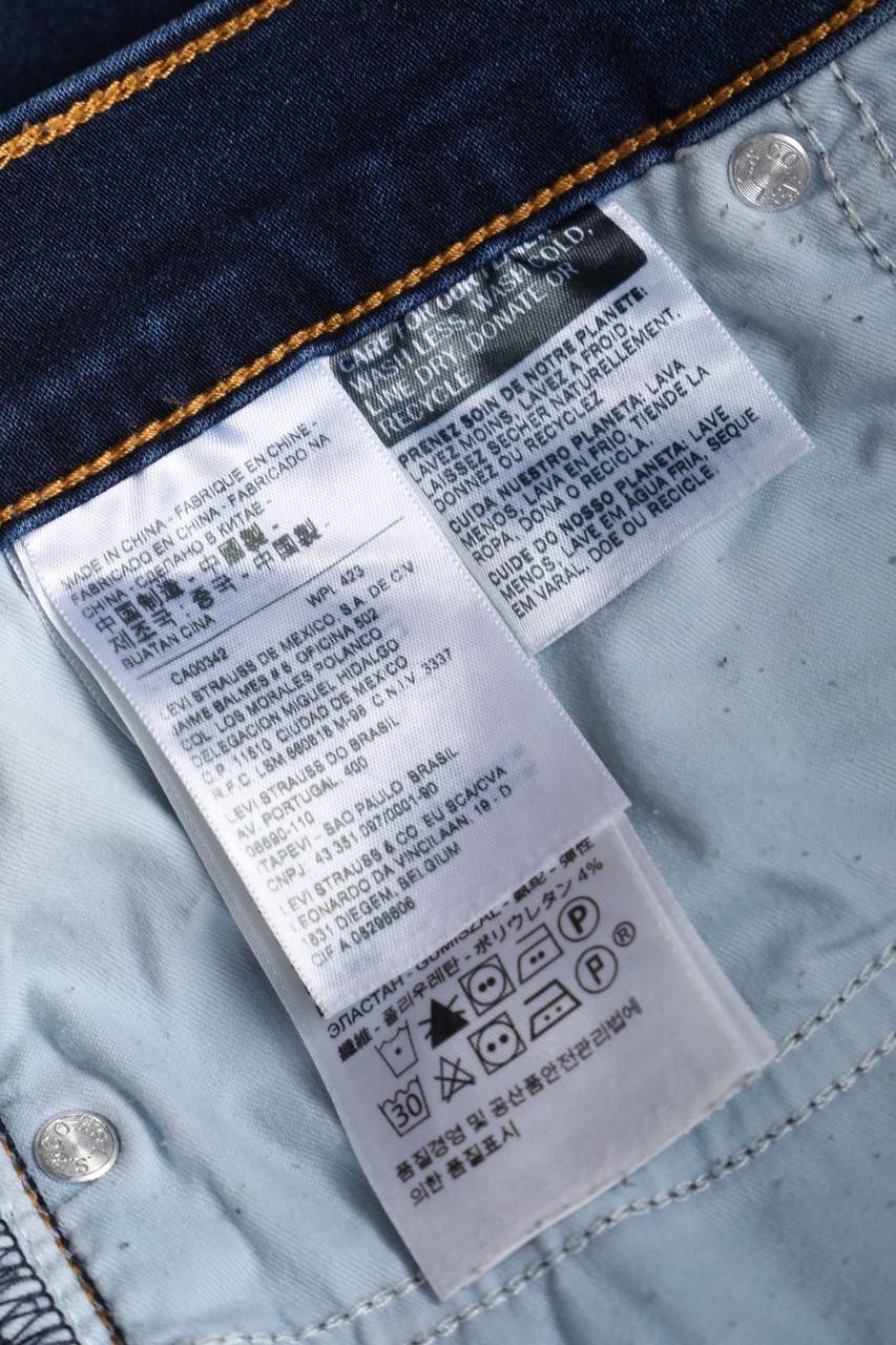 Carou LEVI´S Used Look Straight Cut Jeans mit Logo-Patch Günstig kaufen