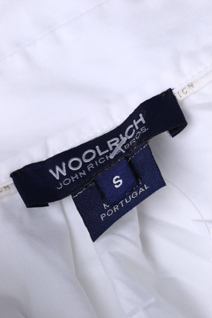 Carou WOOLRICH Tunika-Bluse mit Logo-Plakette Begrenztes Angebot