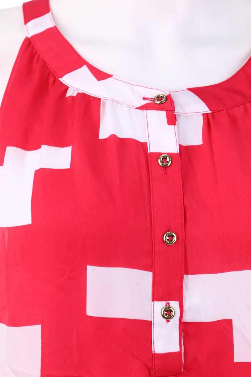 Carou BANANA REPUBLIC Blusentop mit Geo-Print Vatertagsangebot