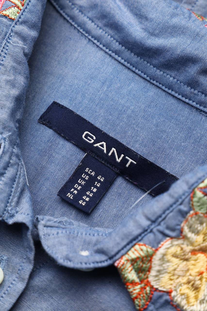 Carou GANT Hemd-Bluse mit Stickereien Top Angebot