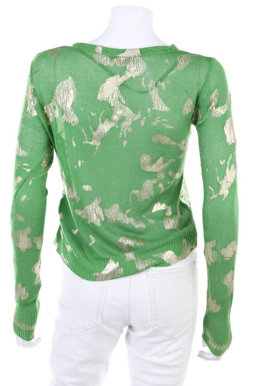 Carou FRACOMINA Spitzen-Cardigan mit Metallic-Effekt Tiefpreis
