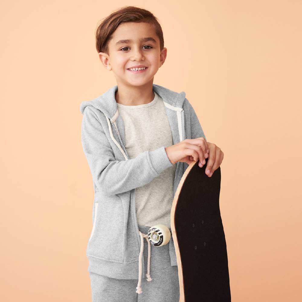 LIVING CRAFTS GINGER - Kapuzenjacke - Grey Melange Outlet