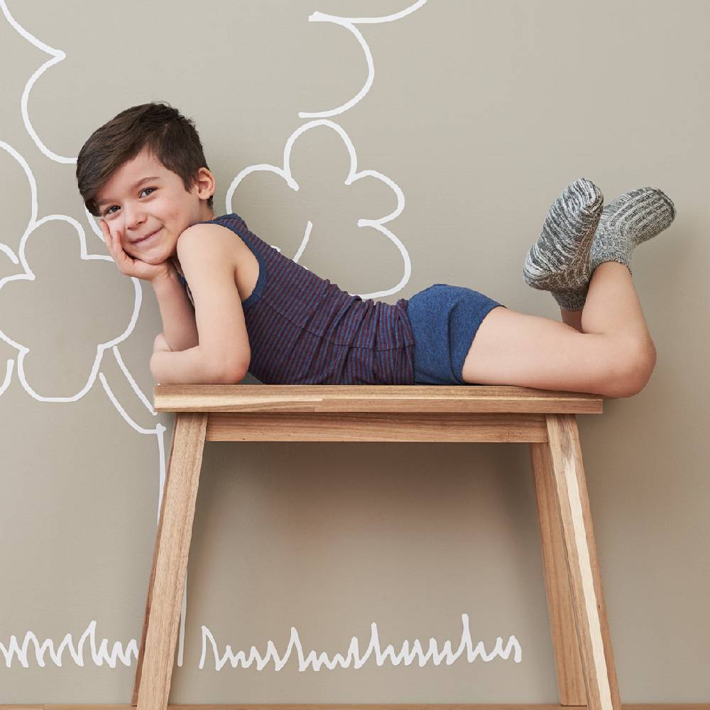 LIVING CRAFTS - Kinder-Norwegersöckchen - Olive Mouliné Muttertagsangebot
