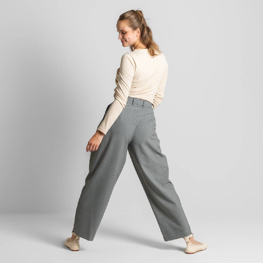 LIVING CRAFTS ELEXA - Hose - Grey Melange Große Rabatte
