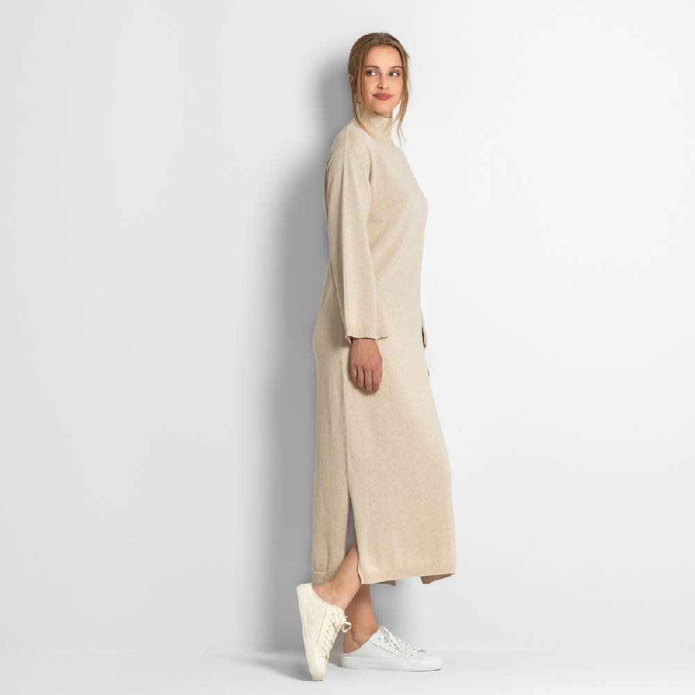 LIVING CRAFTS EELA - Strickkleid - Sand Neuheiten