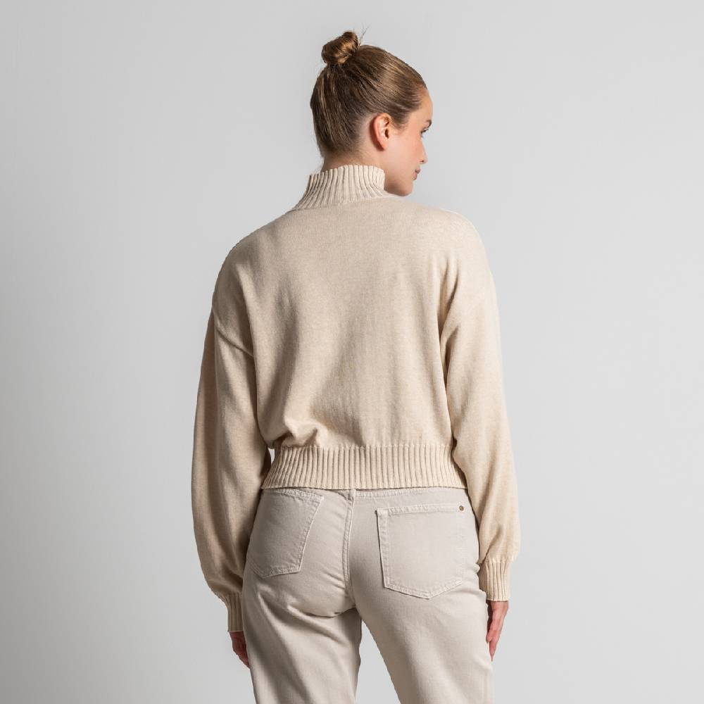 LIVING CRAFTS EUGENIE - Oversized Pullover - Sand Saisonale Angebote