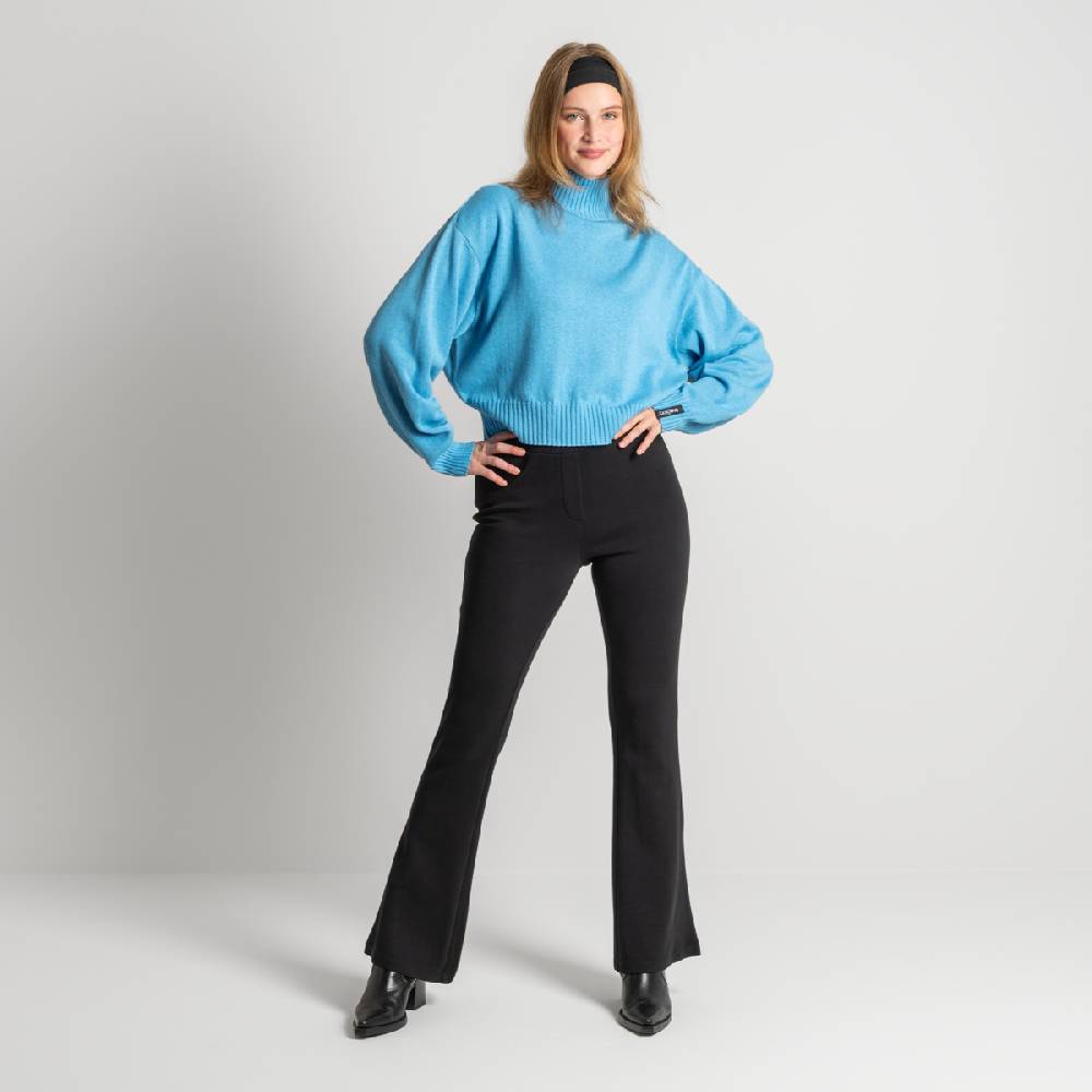 LIVING CRAFTS EUGENIE - Oversized Pullover - Cool Blue Räumungsverkauf
