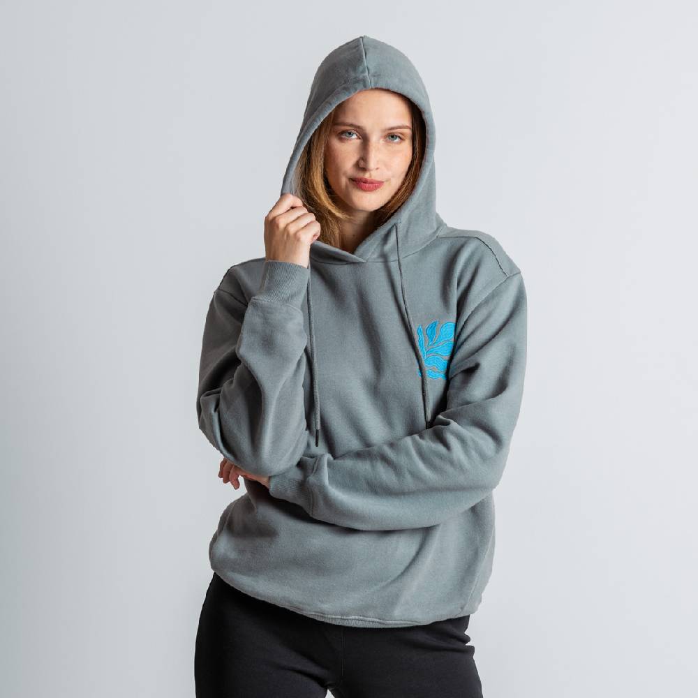 LIVING CRAFTS EUDORA - Hoodie - Stone Grey VIP-Rabatte