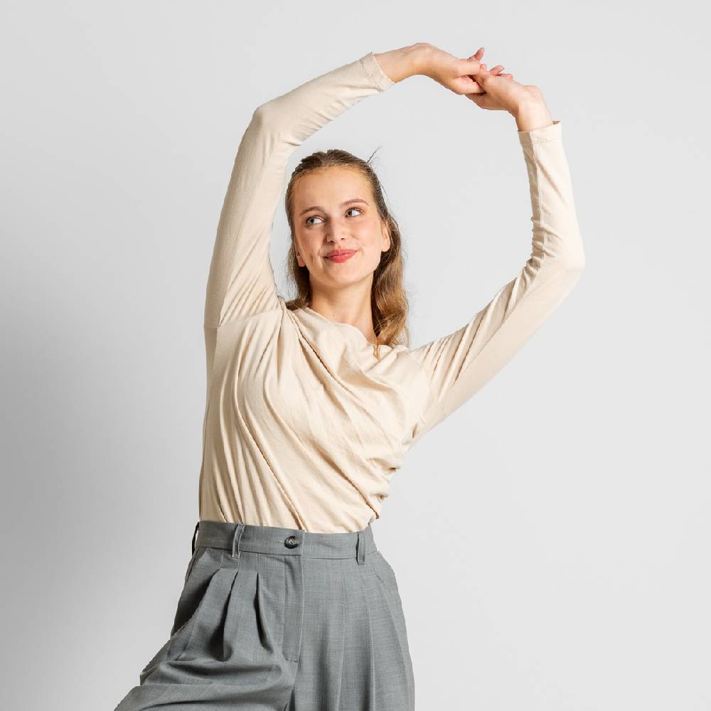 LIVING CRAFTS ELIN - Langarm Shirt - Sand Wochenangebot