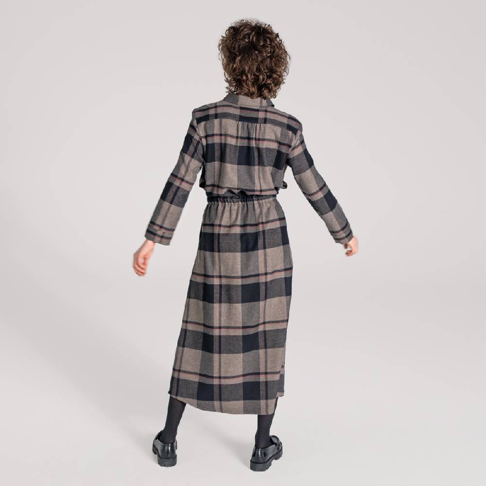 LIVING CRAFTS CHARU - Kleid - Black Check Letzte 3 Tage