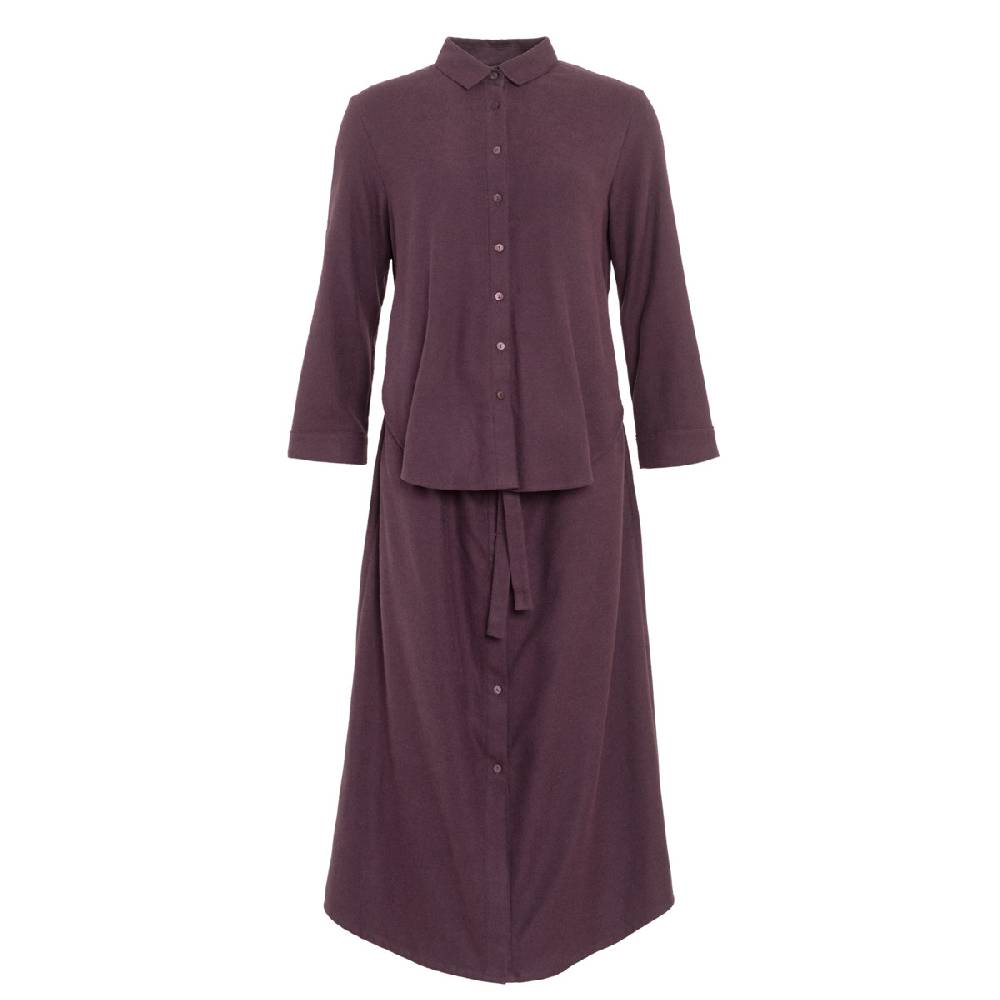LIVING CRAFTS CHARU - Kleid - Aubergine Neueste Stile