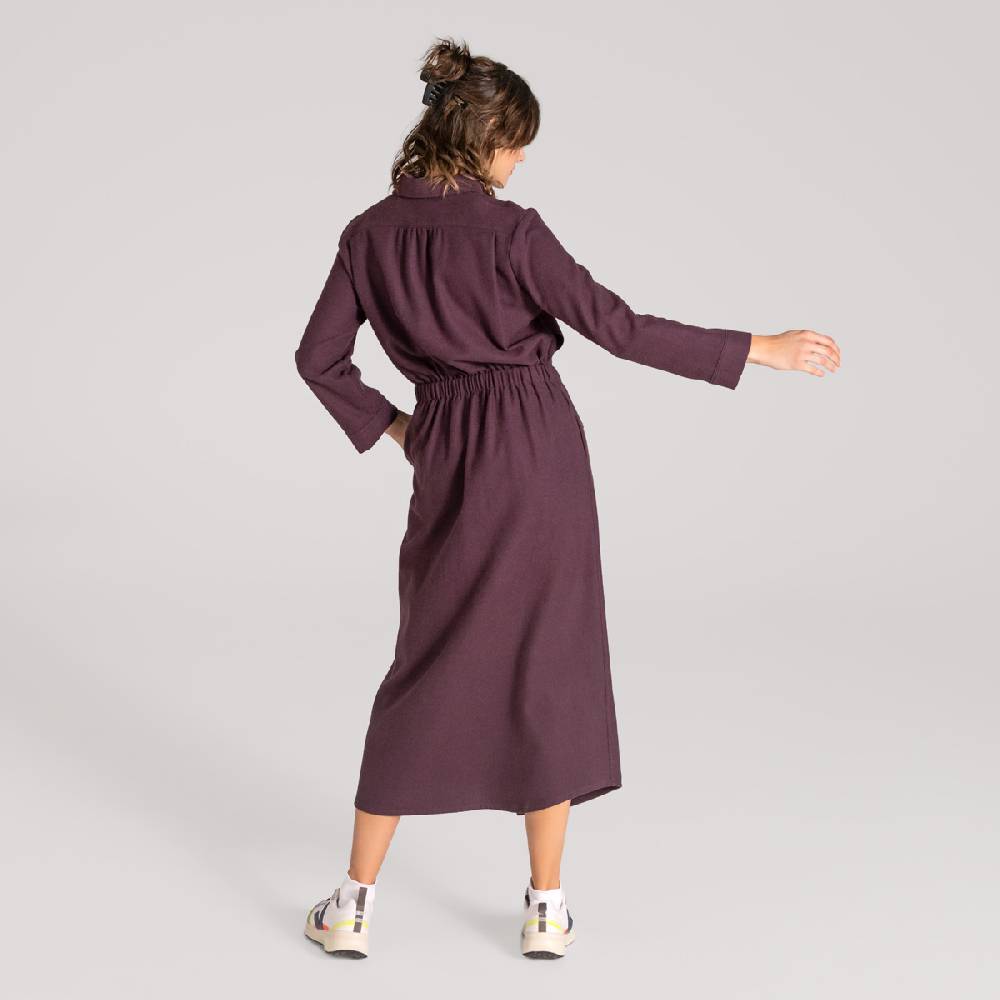 LIVING CRAFTS CHARU - Kleid - Aubergine Neueste Stile