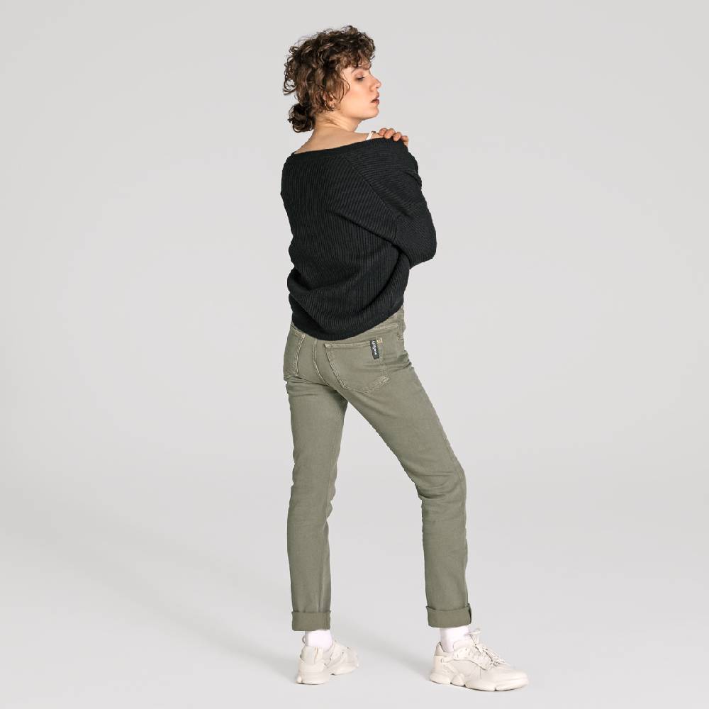 LIVING CRAFTS ALFREY - Strickjacke boxy - Off Black Vierteljährliche Förderung
