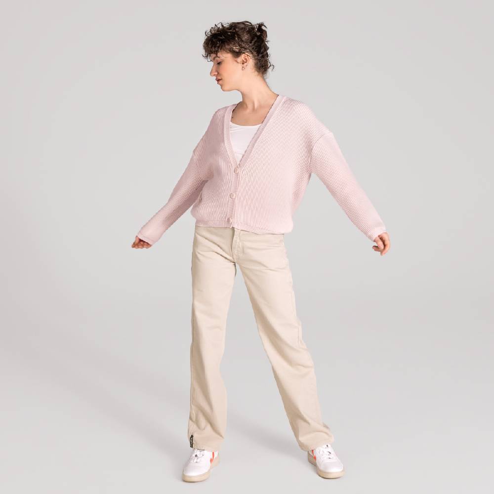 LIVING CRAFTS ALFREY - Strickjacke boxy - Nude Bis zu 55% Rabatt