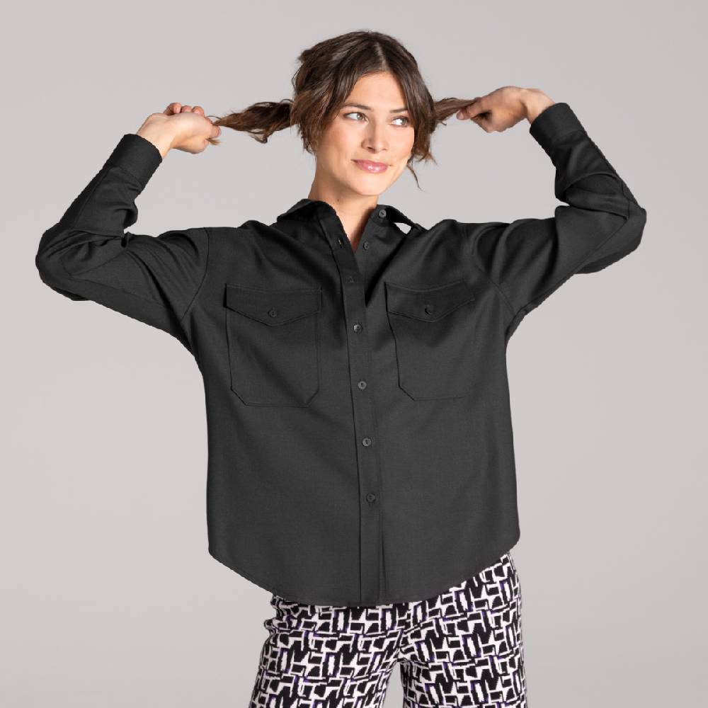 LIVING CRAFTS ALIX - Utility Shirt - Black Clearance-Verkauf