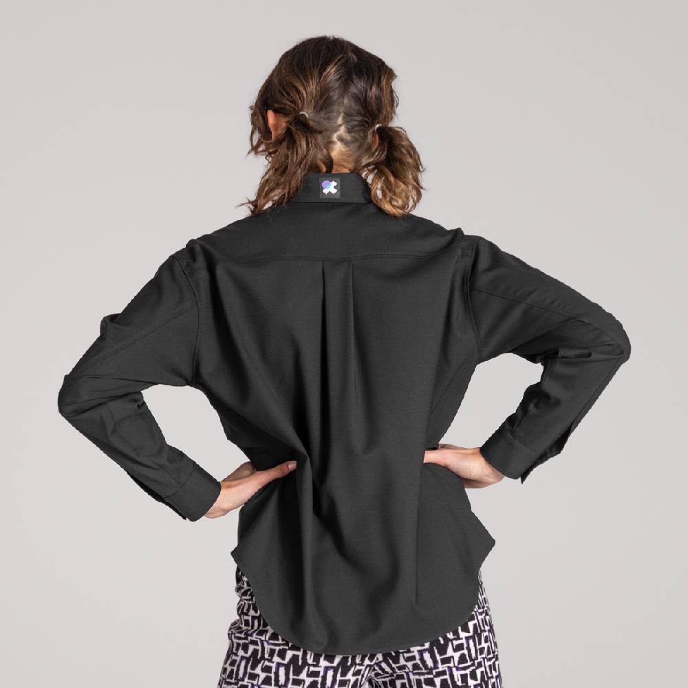 LIVING CRAFTS ALIX - Utility Shirt - Black Clearance-Verkauf