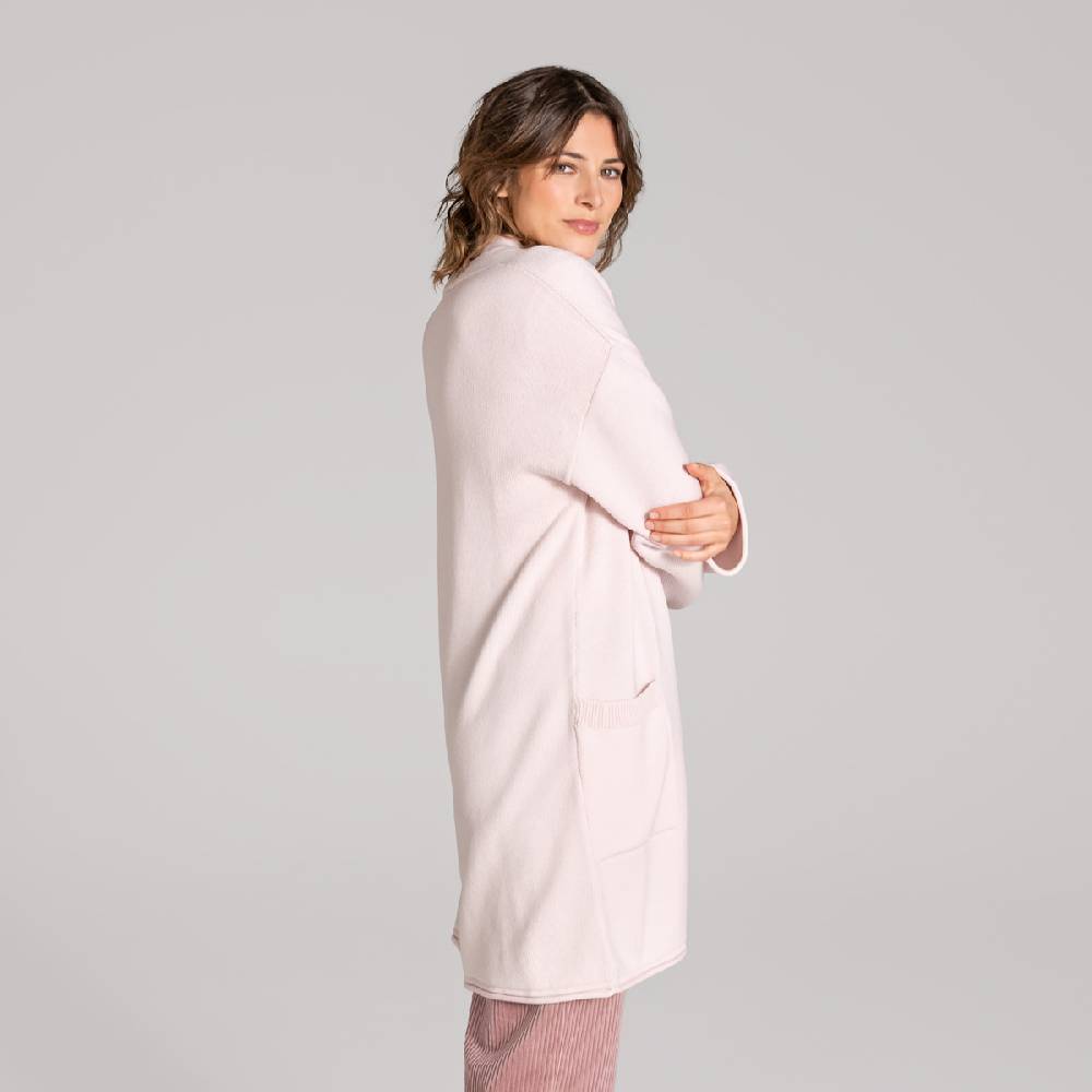 LIVING CRAFTS ANIEK - Strickjacke lang - Nude Begrenzt auf 3 Tage