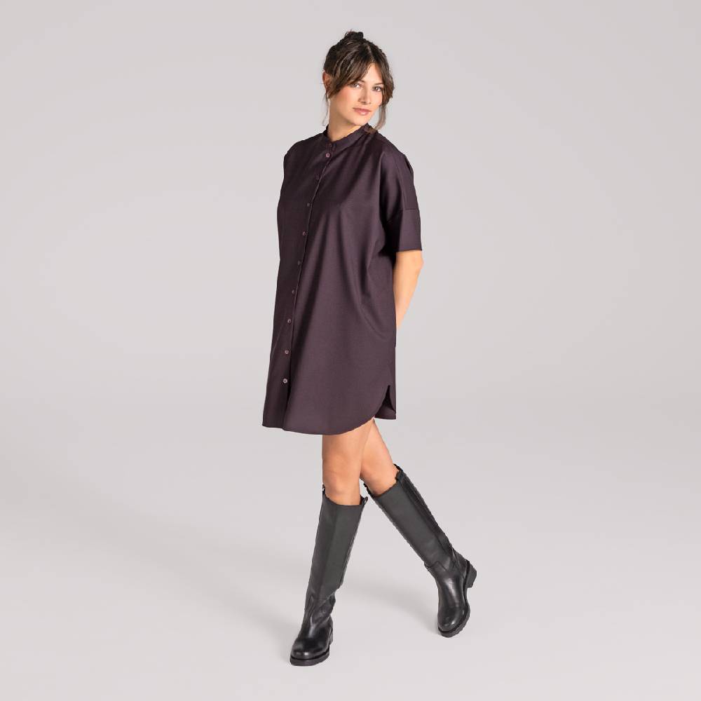 LIVING CRAFTS AEON - Kleid - Aubergine 2025
