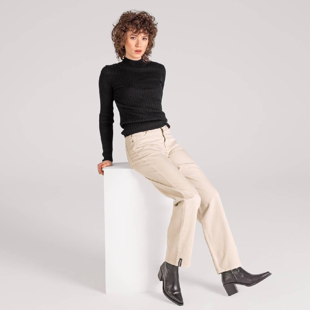 LIVING CRAFTS ABIONA - Langarm-Shirt - Off Black Online