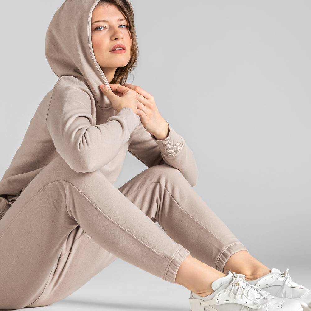LIVING CRAFTS AHNOA - Sweat Pants - Light Grey Green Outlet