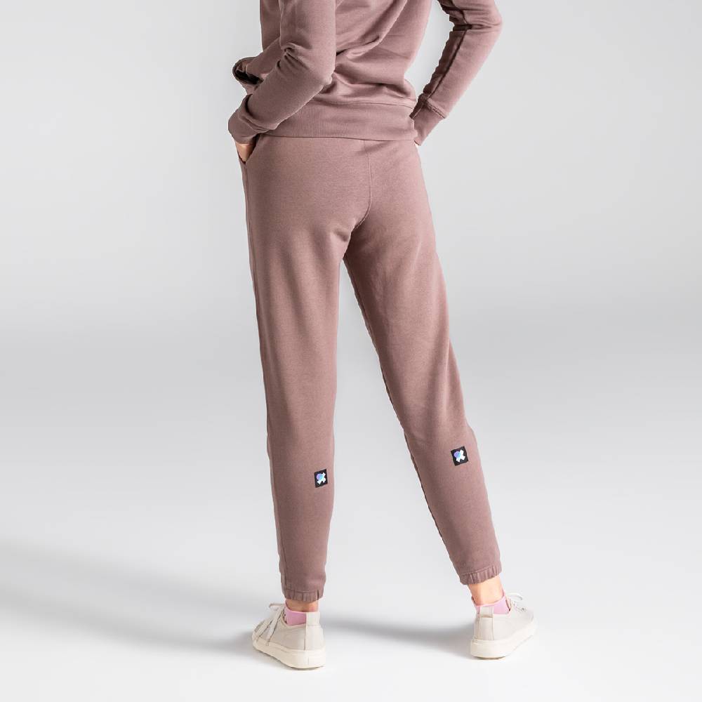 LIVING CRAFTS AHNOA - Sweat Pants - Mauve Auslauf