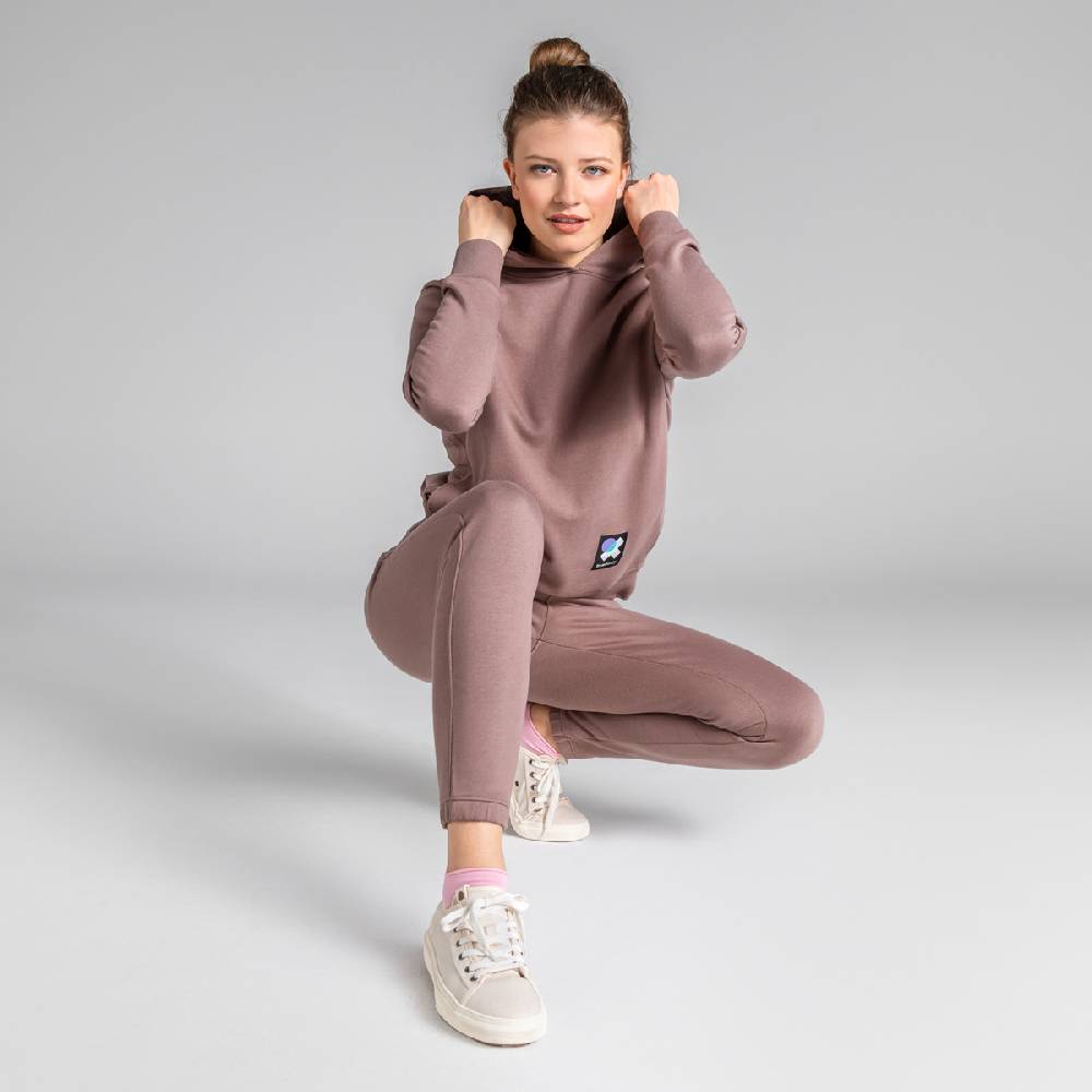 LIVING CRAFTS AHNOA - Sweat Pants - Mauve Auslauf