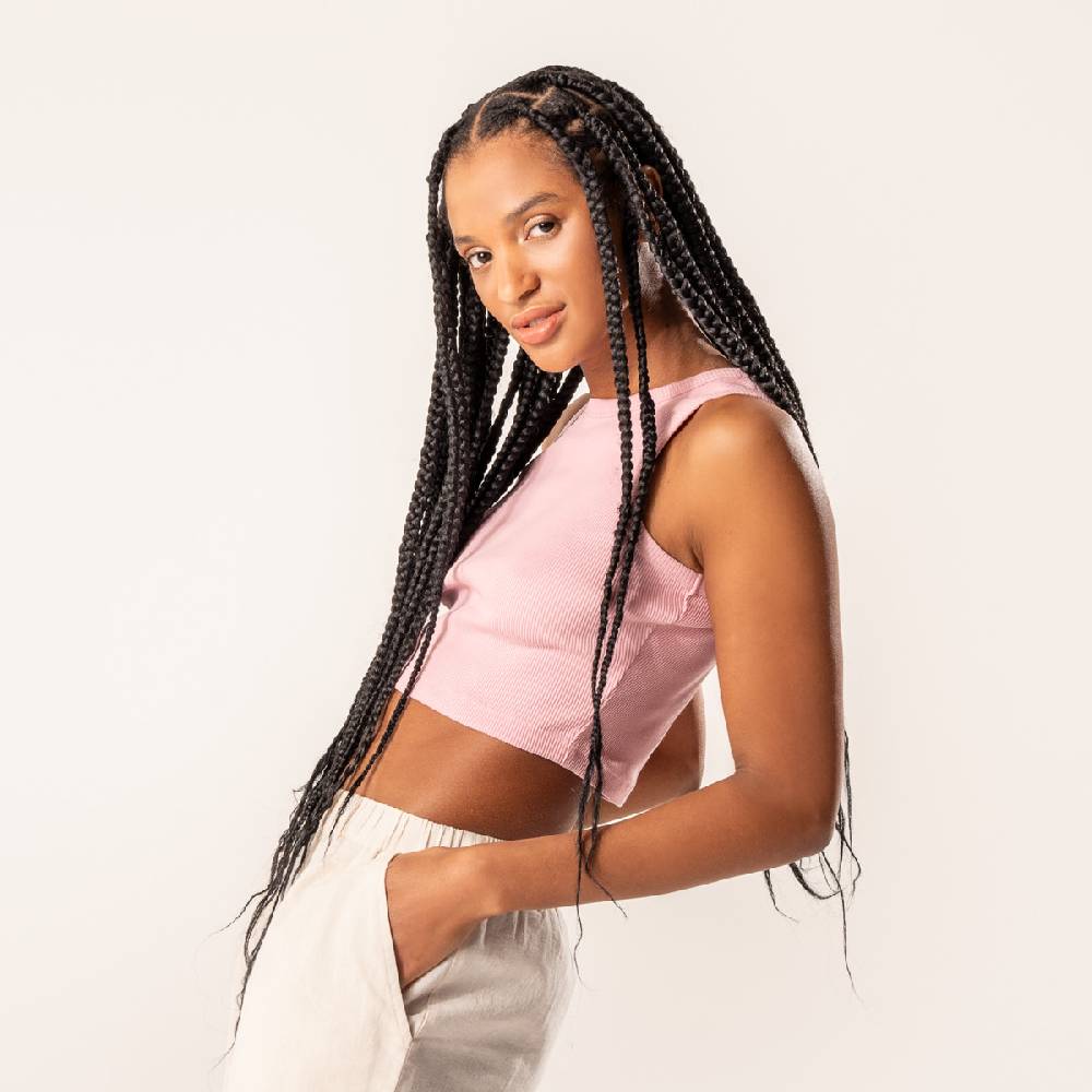 LIVING CRAFTS DEMI - Ripp-Crop-Top - Blush Black Friday