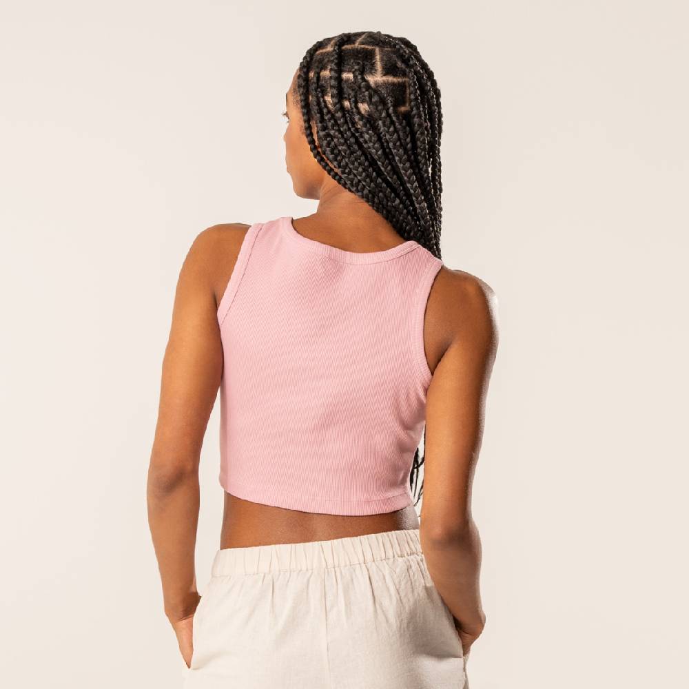 LIVING CRAFTS DEMI - Ripp-Crop-Top - Blush Black Friday