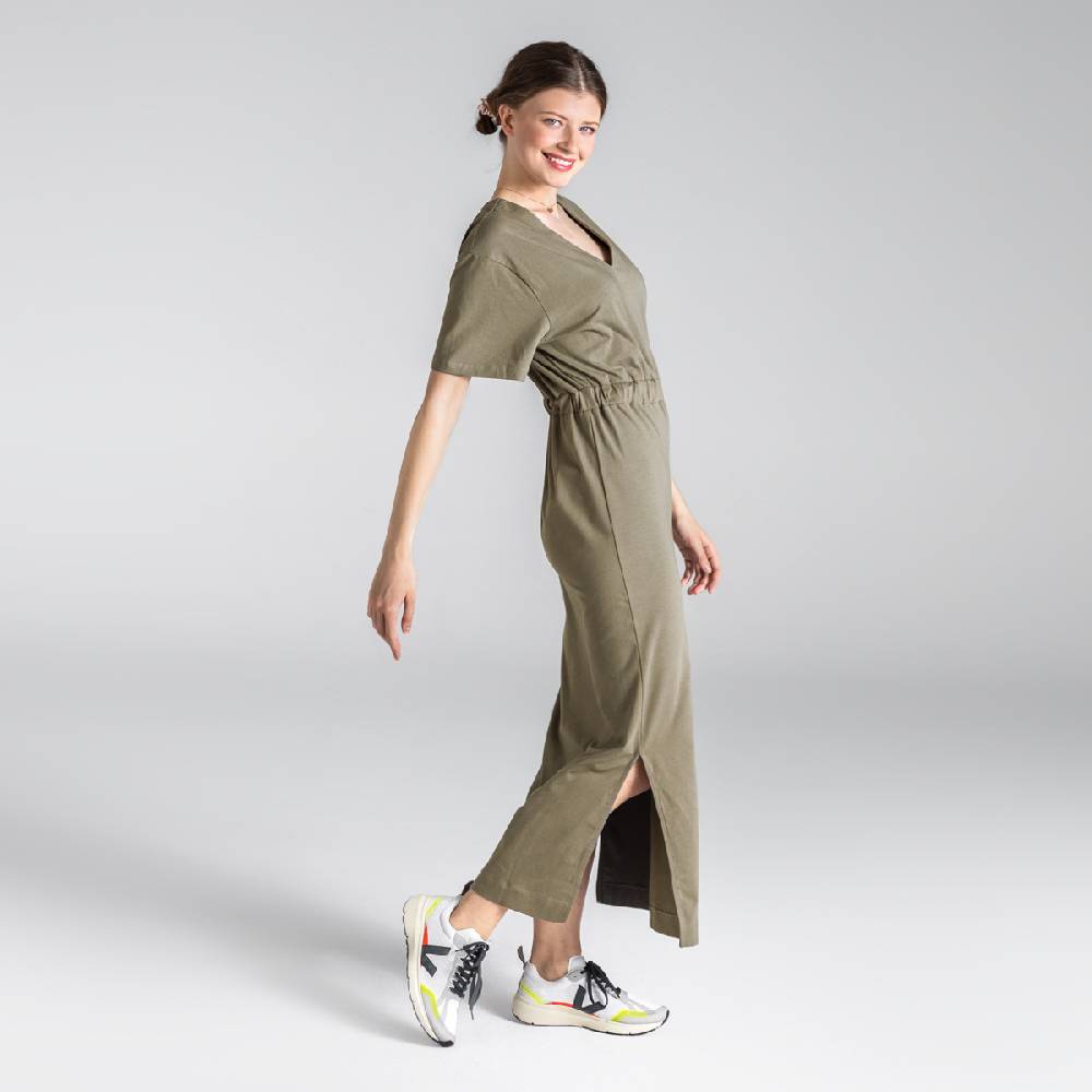 LIVING CRAFTS BAHATI - Kleid - Khaki Valentinstagsangebot