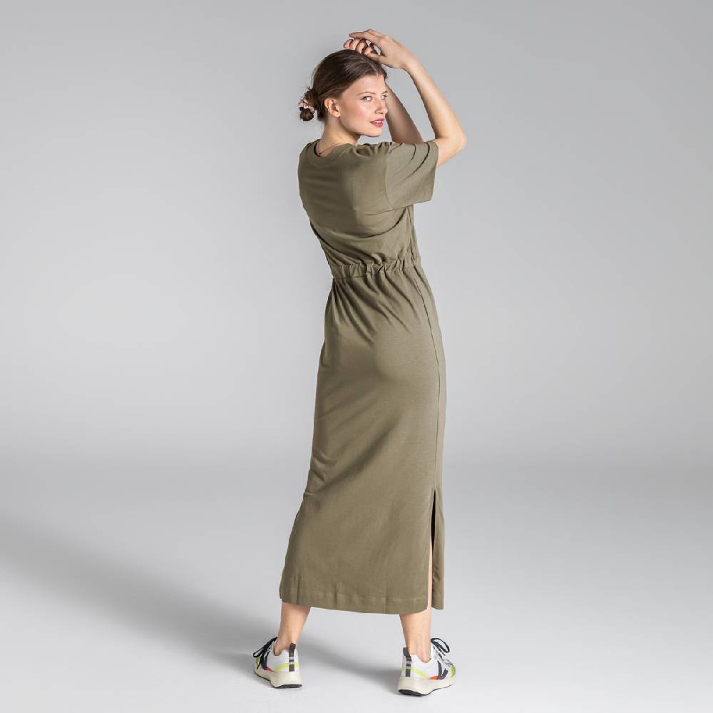 LIVING CRAFTS BAHATI - Kleid - Khaki Valentinstagsangebot