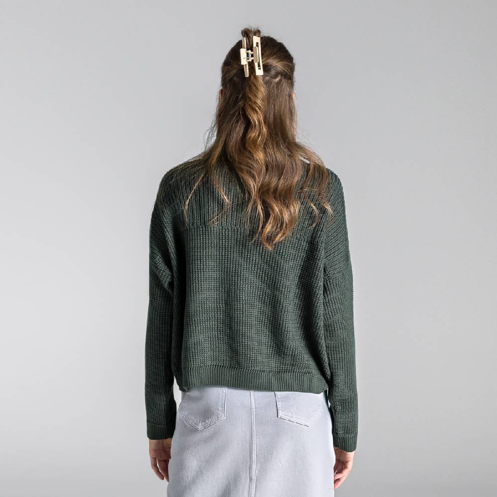 LIVING CRAFTS BEEKE - Pullover - Dark Khaki Jubiläumsangebot