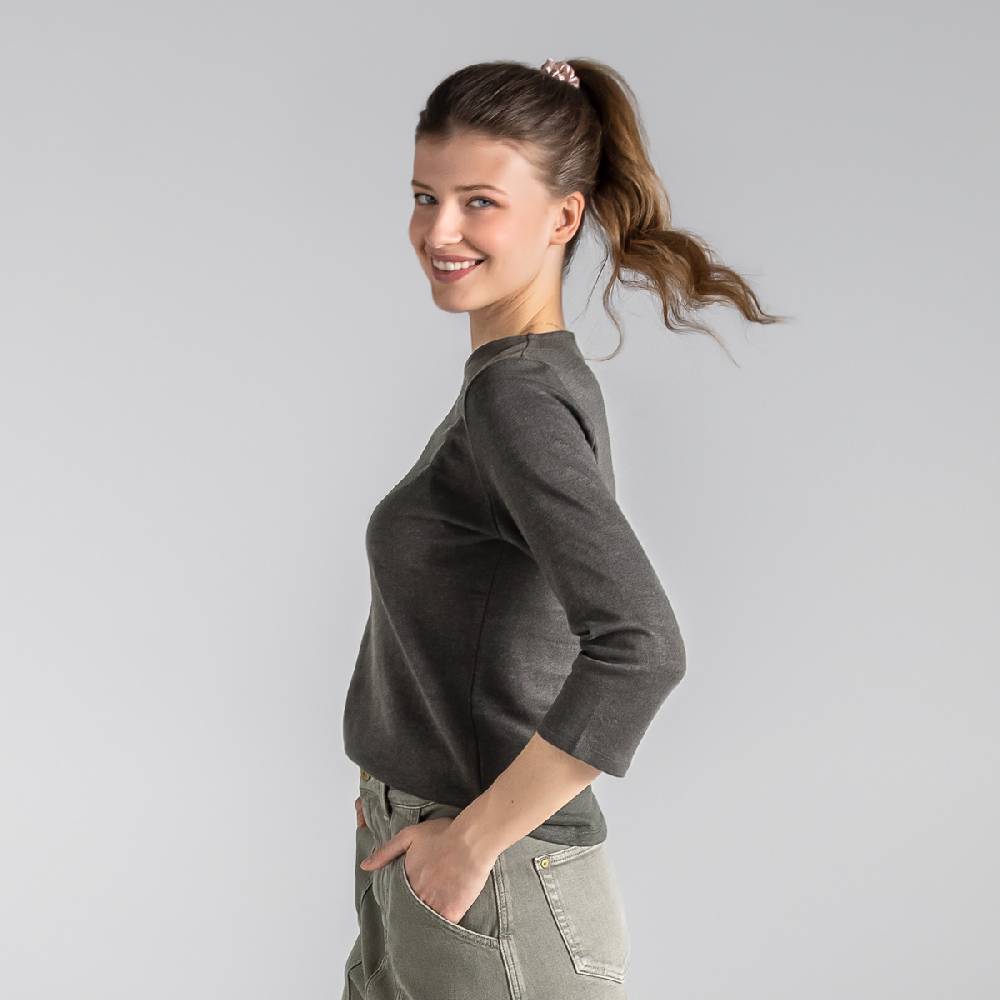 LIVING CRAFTS BIRKA - Shirt - Erde Blitzangebot