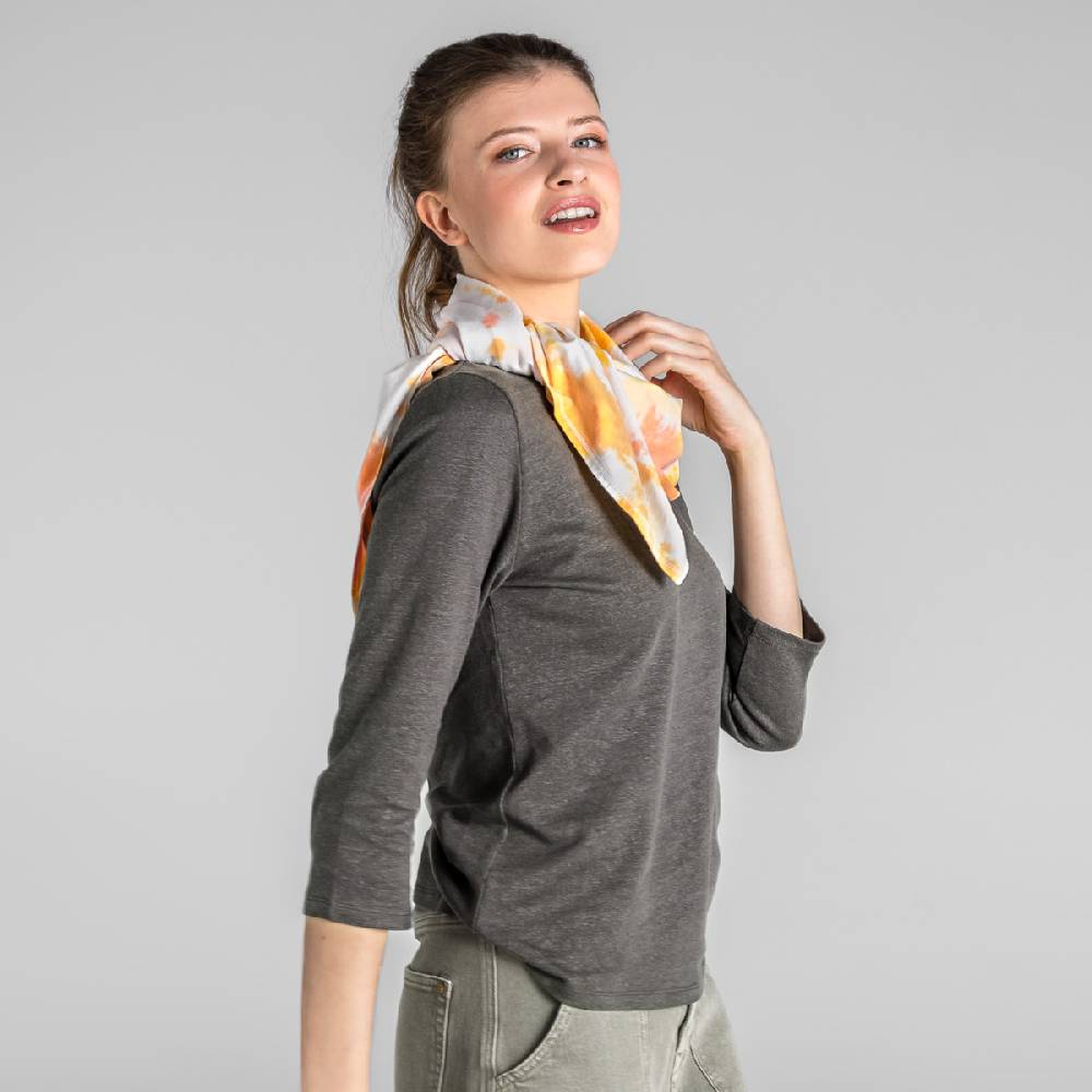 LIVING CRAFTS BIRKA - Shirt - Erde Blitzangebot