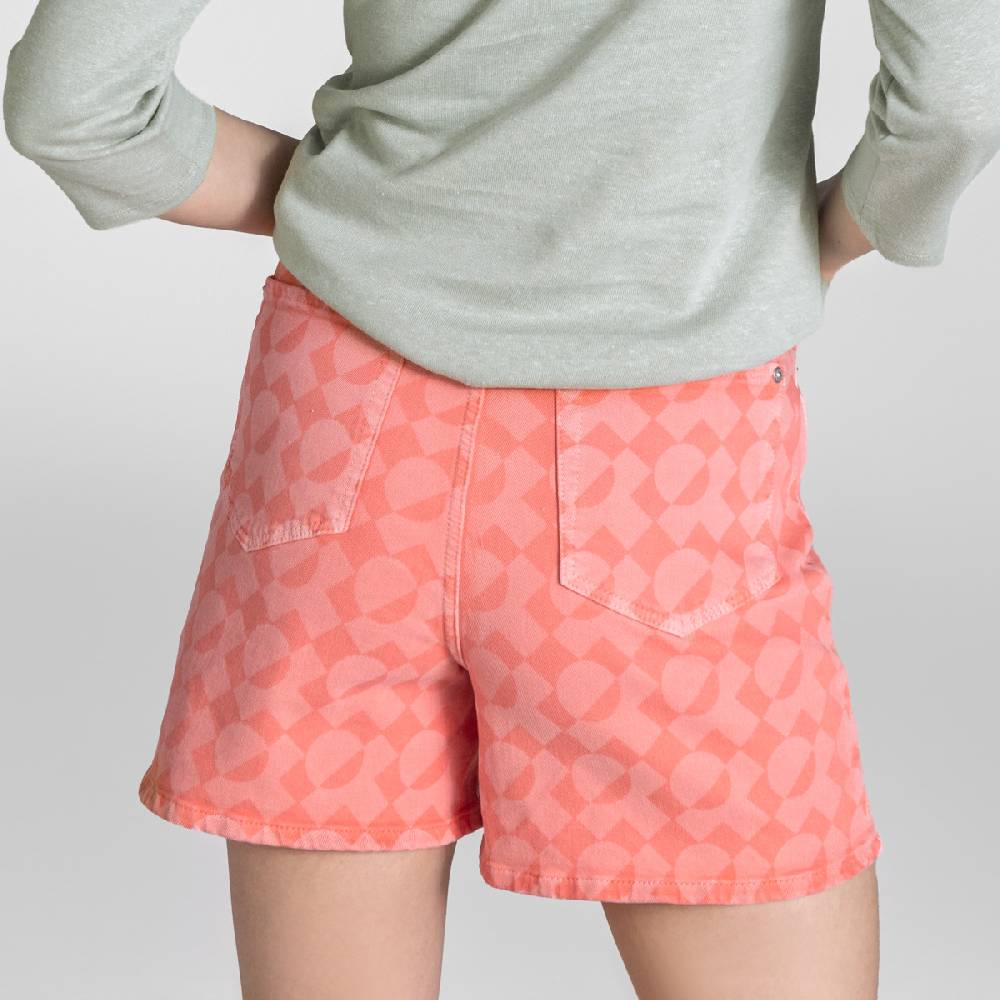 LIVING CRAFTS BONTJE - Jeans Shorts - Coral Saisonale Angebote
