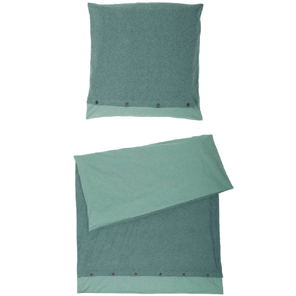 LIVING CRAFTS SARENTINO - Bettwäsche-Set, 2-teilig - Atlantic Sea Kauf eins, bekomm eins gratis