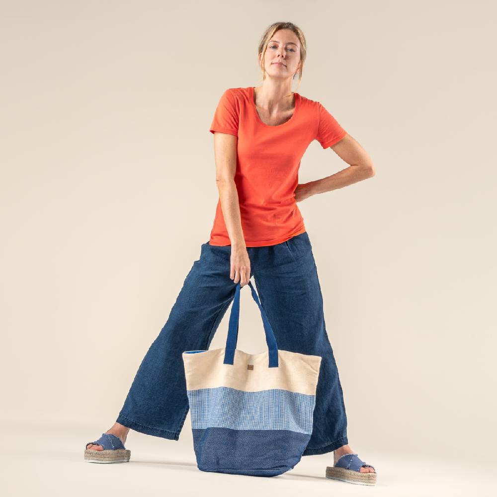 LIVING CRAFTS OMAN - Shopper - Shades of Denim Wochenangebot