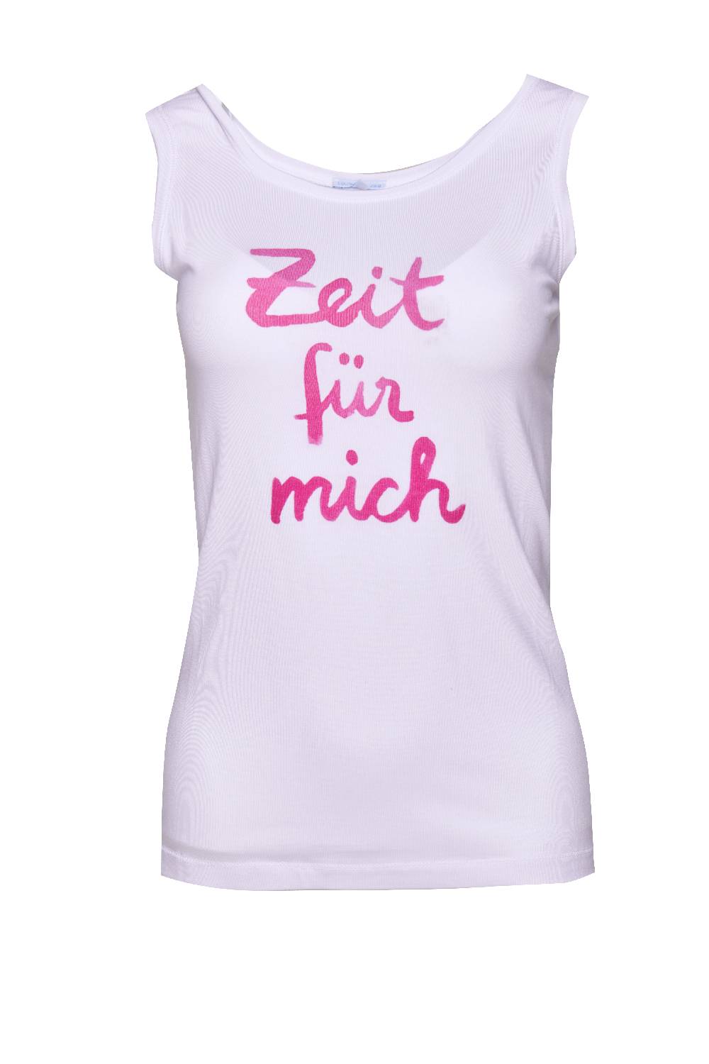 Louis & Louisa YOGA Tanktop Spruch "Zeit für mich", weiß mit fuchsia Kostenlose Rückgabe