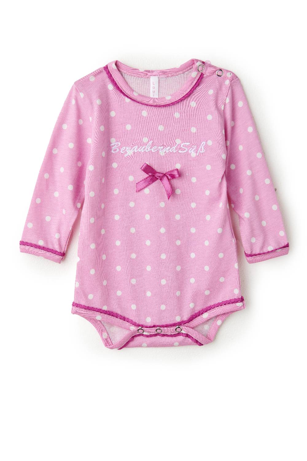 Louis & Louisa Body Baby "Bezaubernd süß", rosa allover Super Rabatt