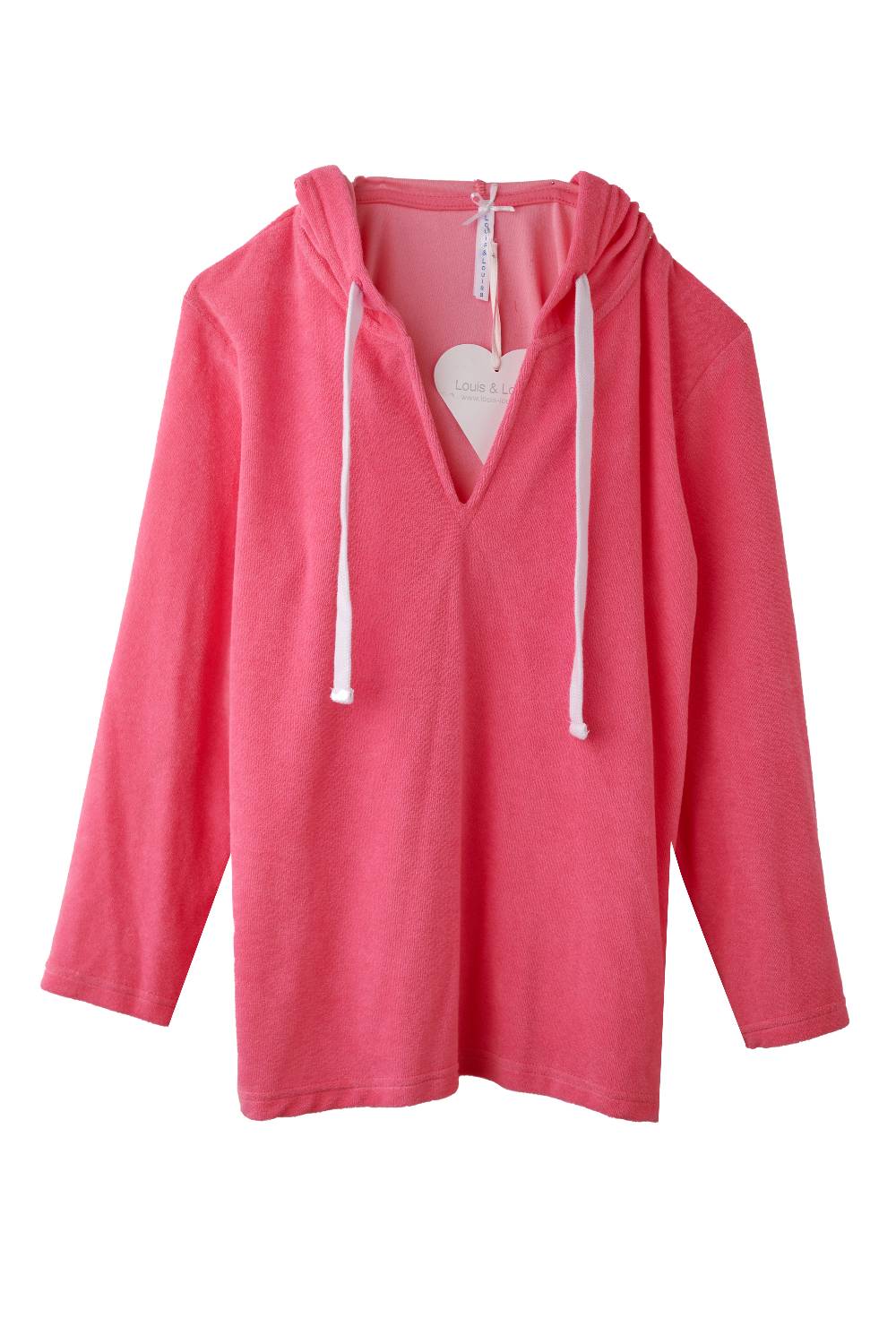 Louis & Louisa Hoody, pink Frottee Online Shopping