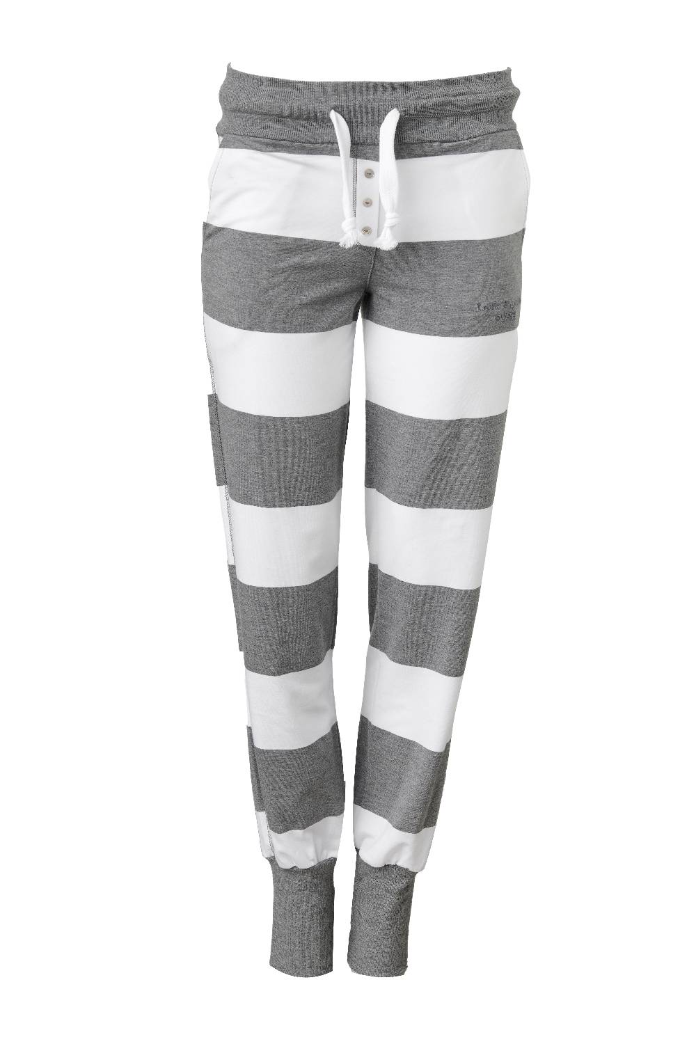 Louis & Louisa PURE Hose Bündchen, grau gestreift Outlet