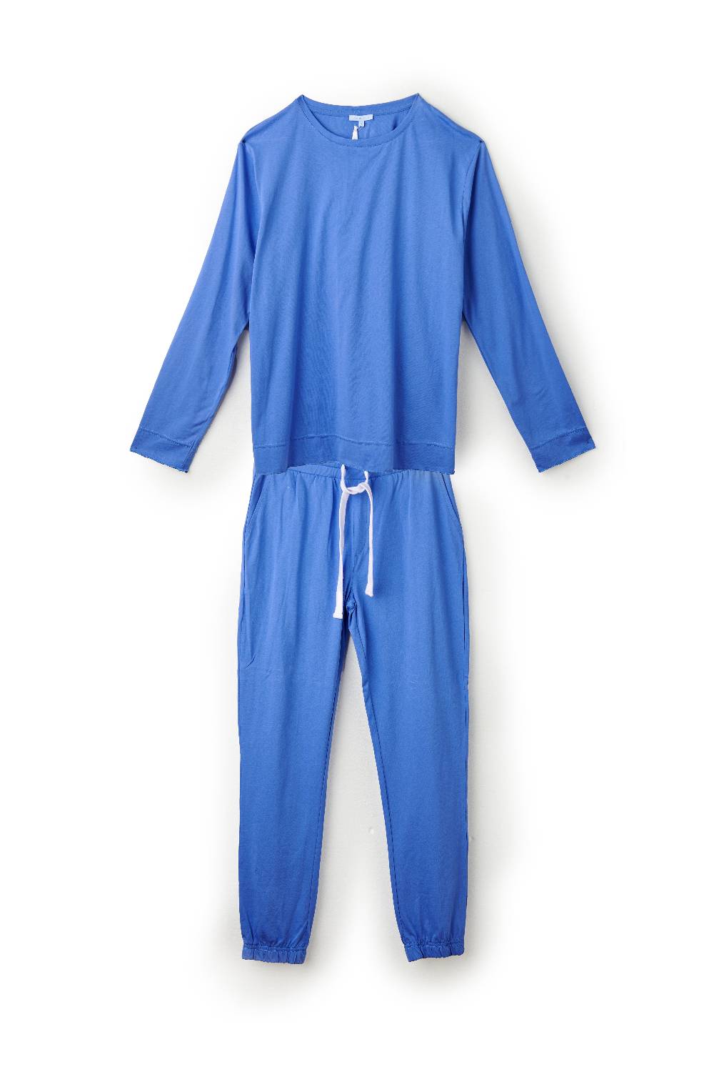 Louis & Louisa Pyjama Basic Herren, blau Preisnachlass